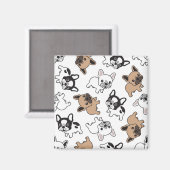 Franse Bulldog, Frenchie Accessoires Magneet (Voorkant / Achterkant)