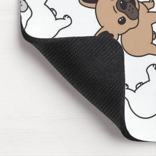 Franse Bulldog, Frenchie Accessoires Muismat (Hoek)