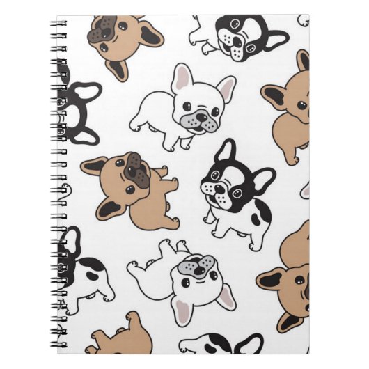 Franse Bulldog, Frenchie Accessoires Notitieboek (Voorkant)