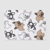Franse Bulldog, Frenchie Accessoires Tissuepapier (Voorkant)
