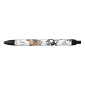 Franse Bulldog, Frenchie Accessoires Zwarte Inkt Pen (Voorkant)