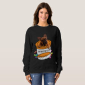 Franse Bulldog Frenchie Antidepressant Trui (Voorkant volledig)