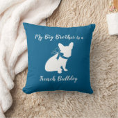 Franse Bulldog Frenchie Baby shower Kussen (Deken)