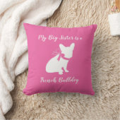 Franse Bulldog Frenchie Baby shower Kussen (Deken)