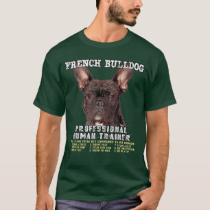 Franse Bulldog Frenchie Brindle Professionele Mens T-shirt
