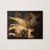 Franse Bulldog - Frenchie - Brown Play Legpuzzel (Horizontaal)