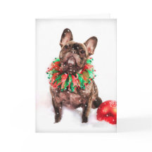Franse Bulldog Frenchie Christmas Kaart