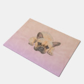 Franse Bulldog - Frenchie Dog Deurmat (Schuin)