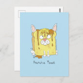 Franse Bulldog Frenchie Dog Funny Briefkaart (Voorkant / Achterkant)