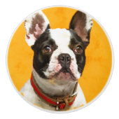 Franse Bulldog - Frenchie Dog Keramische Knop (Voorkant)