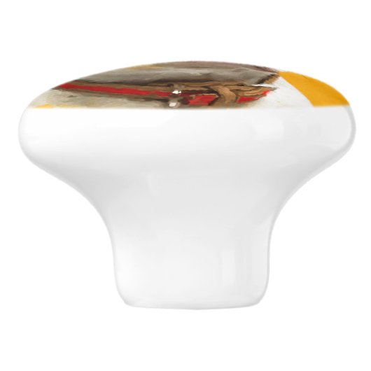 Franse Bulldog - Frenchie Dog Keramische Knop (Zijkant)