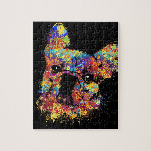 Franse Bulldog - Frenchie Dog Legpuzzel (Verticaal)