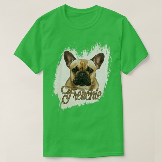 Franse Bulldog Frenchie Dog T-shirt (Design voorkant)
