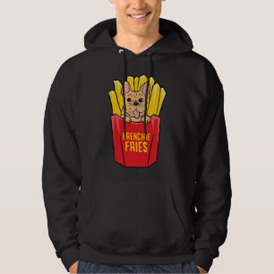 Franse Bulldog Frenchie Fries Cute French Bulldog Hoodie