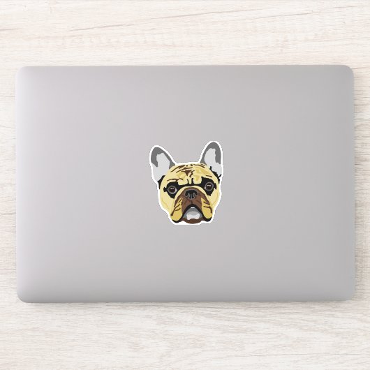 Franse Bulldog Frenchie Laptop Telefoon Sticker (Computer)