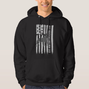 Franse Bulldog Frenchie mama Amerikaanse vlag Hoodie