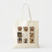 Franse Bulldog Frenchie Moeder foto collage Tote Bag (Voorkant)