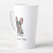 Franse Bulldog Frenchie Moeder Latte Mok (Linkerhoek)