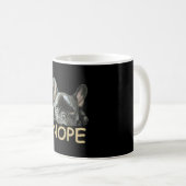Franse Bulldog | Frenchie Nope Gifts Koffiemok (Voorkant rechts)
