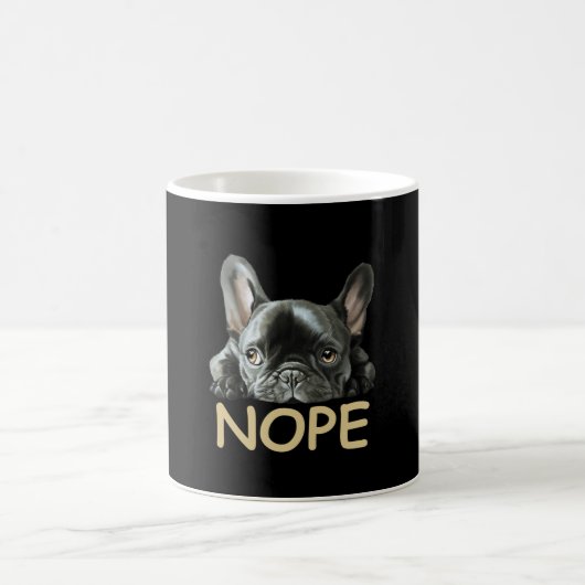 Franse Bulldog | Frenchie Nope Gifts Koffiemok (Center)