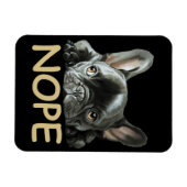 Franse Bulldog | Frenchie Nope Gifts Magneet (Horizontaal)