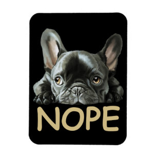 Franse Bulldog Frenchie Nope Gifts Magneet