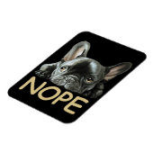 Franse Bulldog | Frenchie Nope Gifts Magneet (Linkerzijde)