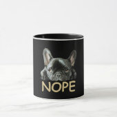 Franse Bulldog | Frenchie Nope Gifts Mok (Midden)