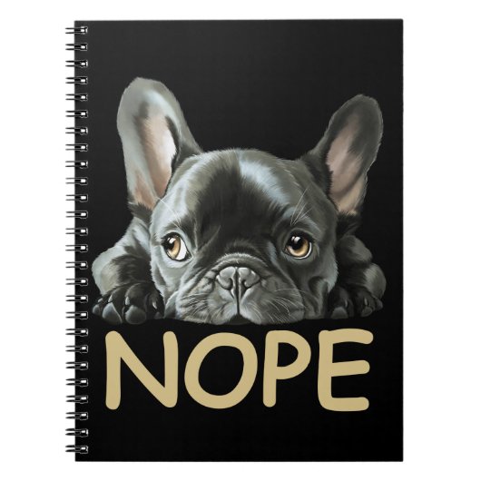 Franse Bulldog | Frenchie Nope Gifts Notitieboek (Voorkant)