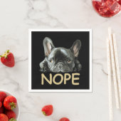 Franse Bulldog | Frenchie Nope Gifts Servet (Insitu)
