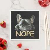 Franse Bulldog | Frenchie Nope Gifts Servet (Insitu)