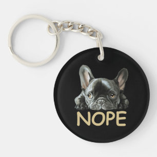 Franse Bulldog   Frenchie Nope Gifts Sleutelhanger