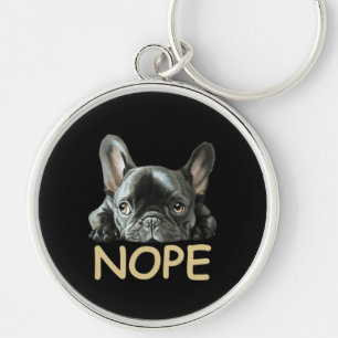 Franse Bulldog Frenchie Nope Gifts Sleutelhanger