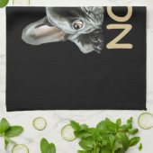 Franse Bulldog | Frenchie Nope Gifts Theedoek (Gevouwen)