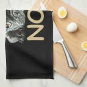 Franse Bulldog | Frenchie Nope Gifts Theedoek (Quarter Fold)