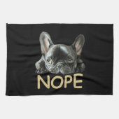 Franse Bulldog | Frenchie Nope Gifts Theedoek (Horizontaal)