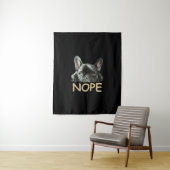 Franse Bulldog | Frenchie Nope Gifts Wandkleed (In situ)