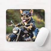 Franse Bulldog "Frenchie" op de Muismat van motorf (Met muis)