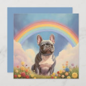 Franse Bulldog Frenchie Rainbow Bridge Aangepaste (Voorkant / Achterkant)