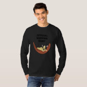 Franse Bulldog Frenchie slaapt in Hammock T-shirt (Voorkant volledig)