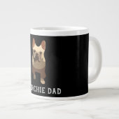 Franse Bulldog, Frenchie Vader Grote Koffiekop (Voorkant rechts)