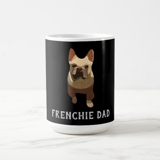 Franse Bulldog, Frenchie Vader Koffiemok (Center)