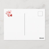 Franse Bulldog Frenchie Valentijnsdag Gift Dog Briefkaart (Achterkant)