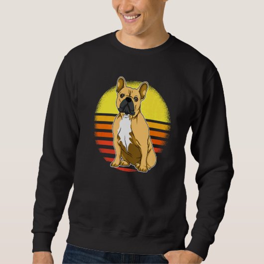 Franse Bulldog Frenchie Zonsondergang 67 Trui (Voorkant)