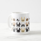 Franse Bulldog & Friends Mok (Voorkant links)