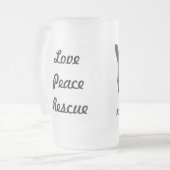 Franse Bulldog Frosted Mok (Voorkant links)