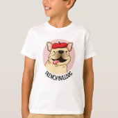 Franse Bulldog Funny Dog Pun T-shirt (Voorkant)