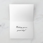 Franse Bulldog Gelukkige Verjaardag Kaart (Binnen)