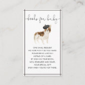 Franse Bulldog Gender Neutral Books for Baby Informatiekaartje (Voorkant)