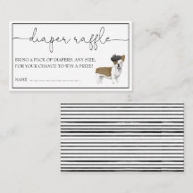 Franse Bulldog Gender Neutral Diaper Raffle Enclos